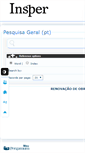 Mobile Screenshot of pergamum.insper.edu.br