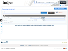 Tablet Screenshot of pergamum.insper.edu.br