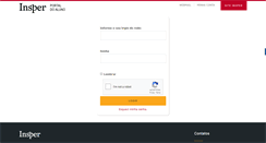 Desktop Screenshot of portaldoaluno.insper.edu.br