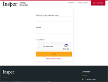 Tablet Screenshot of portaldoaluno.insper.edu.br